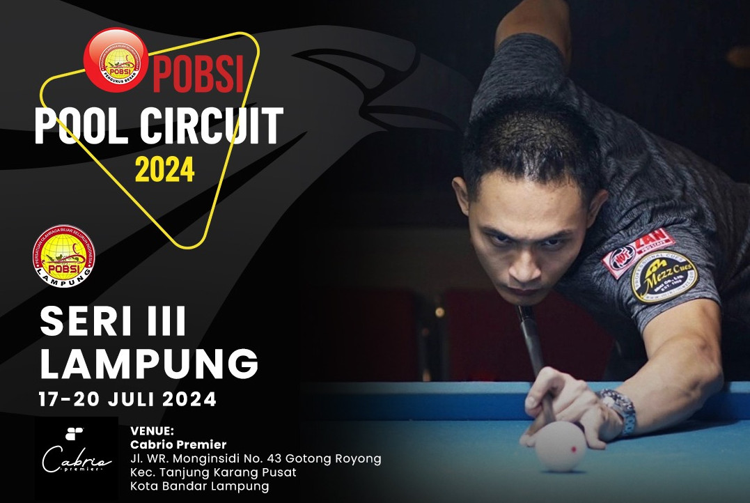 Lampung Jadi Tuan Rumah Seri Ketiga POBSI Pool Circuit 2024